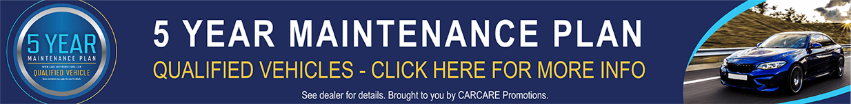 5 Year Maintenance Plan Banner