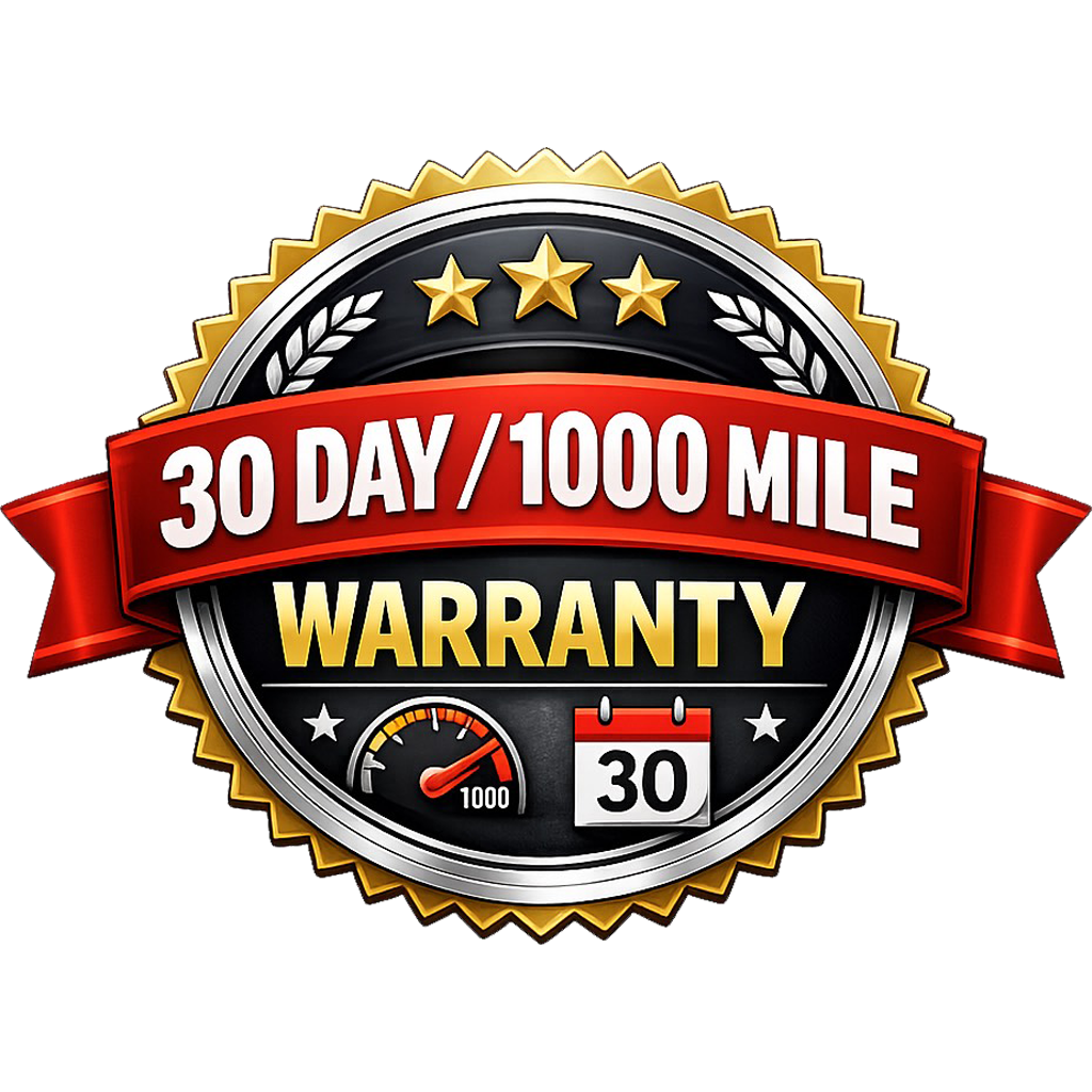 30 day 1000 miles warranty